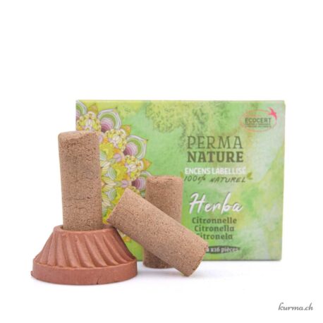 Perma Nature Dhoop Räucherstäbchen - Herba Lemongrass - Nr. 18379