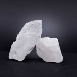 Cristal de roche - Pierre brute de poche - Taille XXL