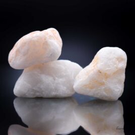 Quartz laiteux - Pierre brute de poche - Taille M