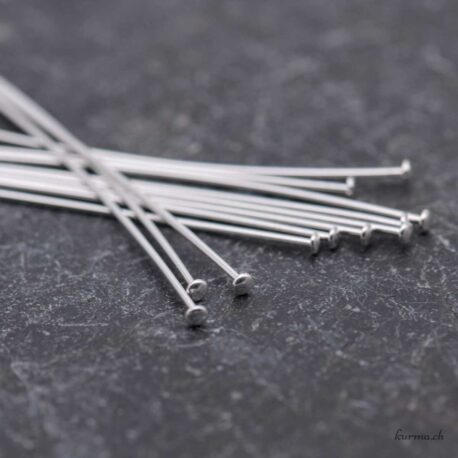 Schmuckstifte - Flacher Kopf - 50x0.7mm - 925er Silber
