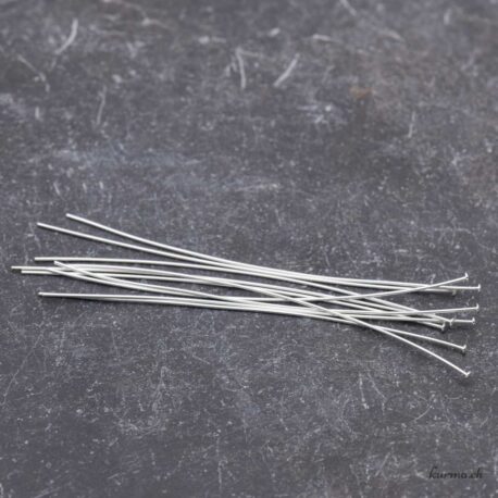 Schmuckstifte - Flacher Kopf - 90x0.70mm - Silber 925