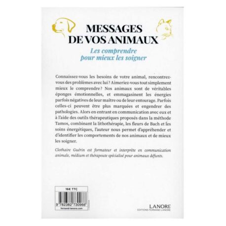 Messages from your pets. Understand them to treat them better with aromatherapy and lithotherapy