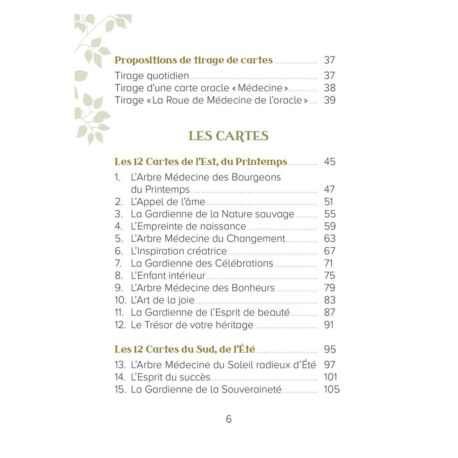 Cartes oracle - L'Oracle des Arbres Médecine