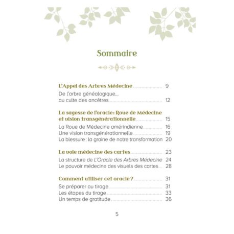 Cartes oracle - L'Oracle des Arbres Médecine