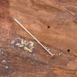 Schmuckstifte - Flacher Kopf - 35x0.6mm - 925er Silber