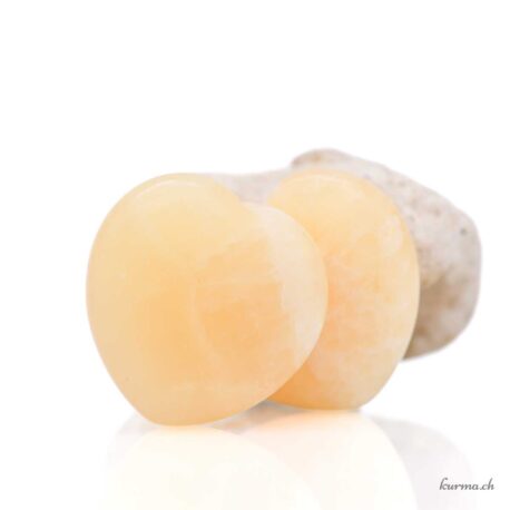 Coeur Calcite orange 3cm