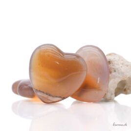 Coeur Cornaline 4cm