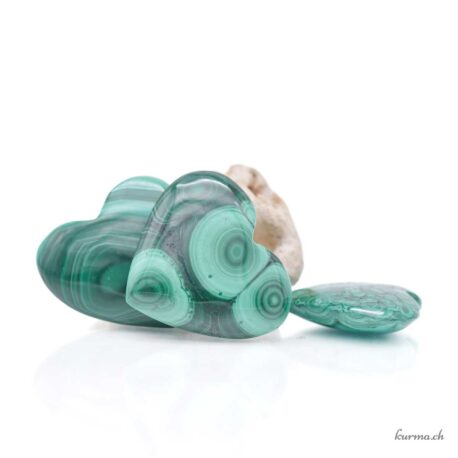 Coeur Malachite 3.5 à 4cm