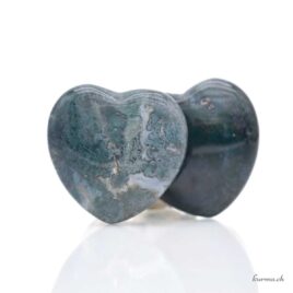 Coeur Agate mousse 4cm