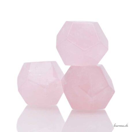 Rose Quartz Dodecahedron