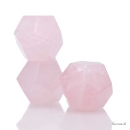 Rose Quartz Dodecahedron