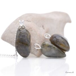 Labradorite pendentif en argent 925