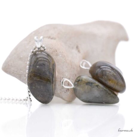 Labradorite pendentif en argent 925