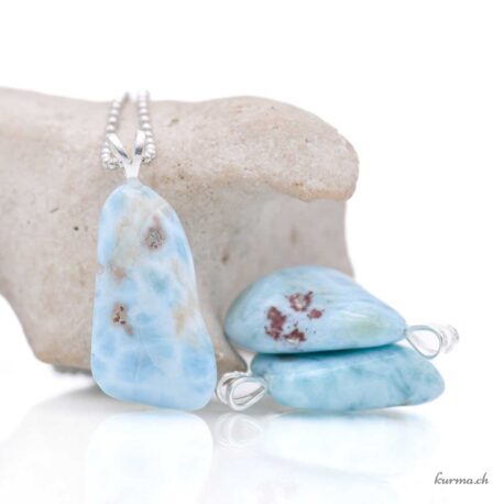 Larimar Anhänger in Silber 925
