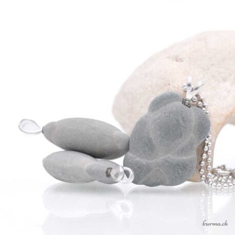 Pierre des fées - Pendentif en argent 925