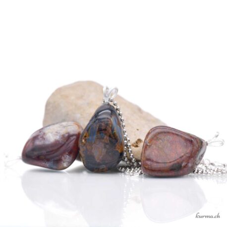 Piétersite pendentif en argent 925