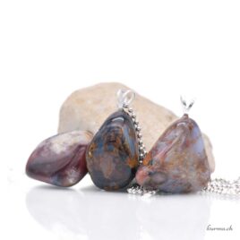 Piétersite pendentif en argent 925