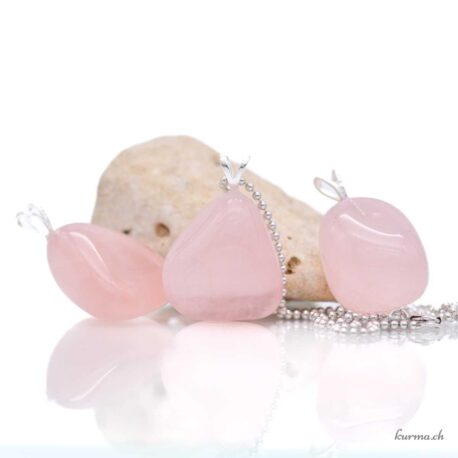 Quartz rose bijou en argent 925