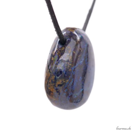 Azurite – Pendentif pierre percée – N°8570.1