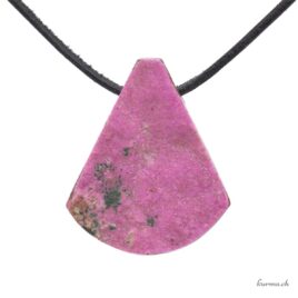 Calcite cobalt - Pendentif pierre percée