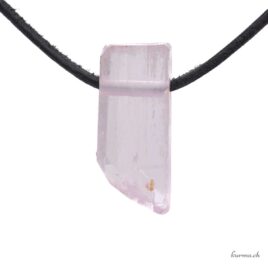 Kunzite - Pendentif pierre percée