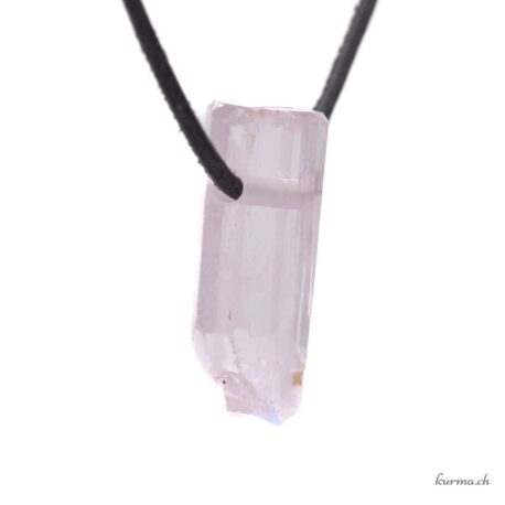 Kunzite - Pendentif pierre percée