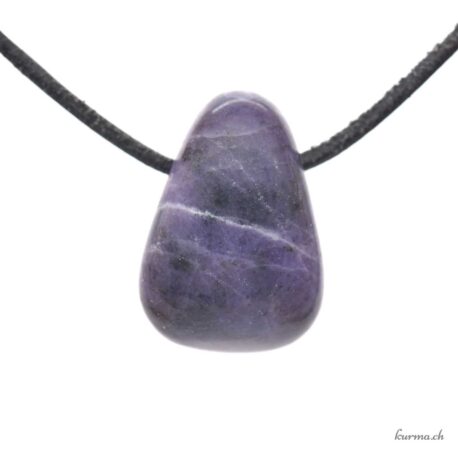 Lépidolite - Pendentif pierre percée