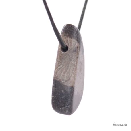 Mabre Fossil - Anhänger aus durchbohrtem Stein