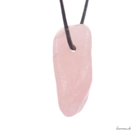 Morganite - Pendentif pierre percée