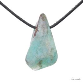 Opale des Andes bleue - Bijou en pierre percée