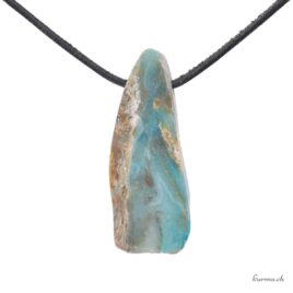 Opale des Andes brute - Collier en pierre percée
