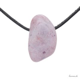 Pétalite pendentif en pierre percée