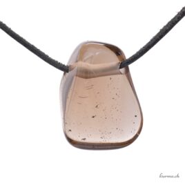 Quartz fumé - Pendentif minéraux percée