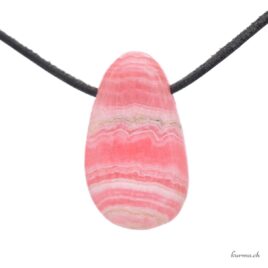 Rhodochrosite - Bijou en pierre percée