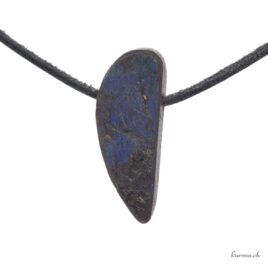 Spectrolite brute  - Pendentif pierre percée