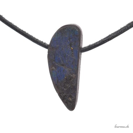 Spectrolite brute  - Pendentif pierre percée