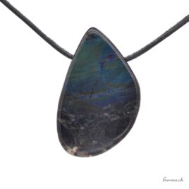 Spectrolite - Pendentif pierre percée