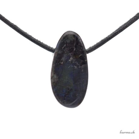 Spectrolite - Pendentif pierre percée
