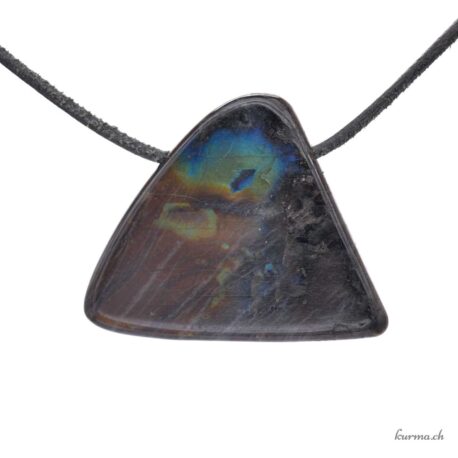 Spectrolite - Pendentif pierre percée