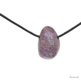 Stichtite 'Atlantisite' bijou en pierre percée