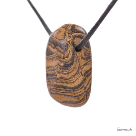 Stromatolite - Collier en pierre percée