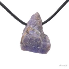 Tanzanite brute - Pendentif en pierre percée