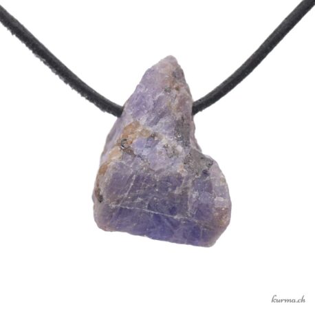 Tanzanite brute - Pendentif en pierre percée