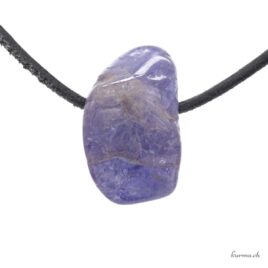 Tanzanite  - Collier en pierre percée