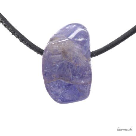 Tanzanit - Halskette mit durchbohrtem Stein - Nr. 10287.1