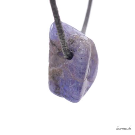 Tanzanit - Halskette mit durchbohrtem Stein - Nr. 10287.1