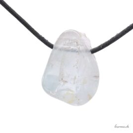 Topaze bleue - Pendentif en pierre percée