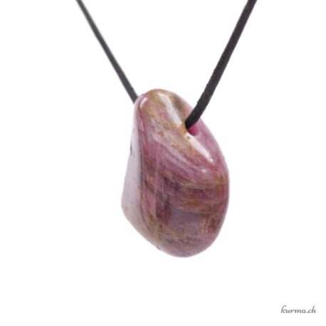Tourmaline violette - Bijou en pierre percée