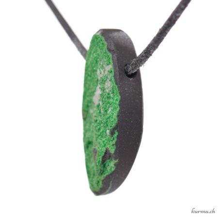 Uvarovite - Ciondolo in pietra forata