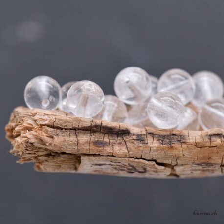 Cristal de roche - Beads 7.5-8mm